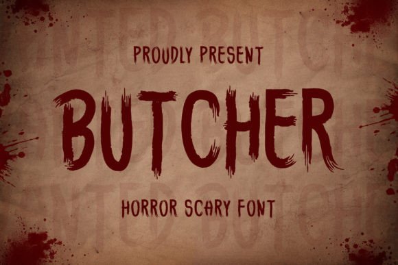 Butcher Display Font By TypeFactory