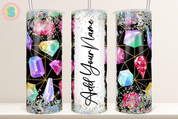 Crystal Add Your Own Name Tumbler Wrap Graphic Crafts By Sunshine Design