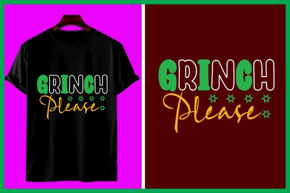Grinch Please Graphic T-shirt Designs By Bidhan Graphics