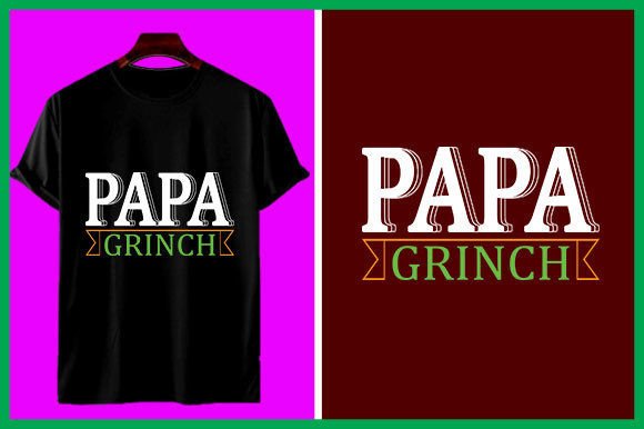 Papa Grinch Gráfico Diseños de Camisetas Por Bulk T-shirt 605