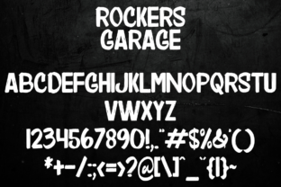 Rockers Garage Display Font By Fikryal Studio 10