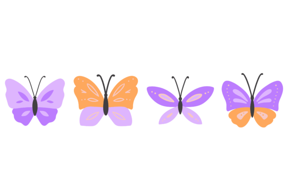 Beautiful Butterfly Design Grafik Druckbare Illustrationen Von empatsekawanstudio