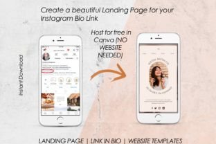 Instagram Landing Page Template Graphic Landing Page Templates By ramzapata 3
