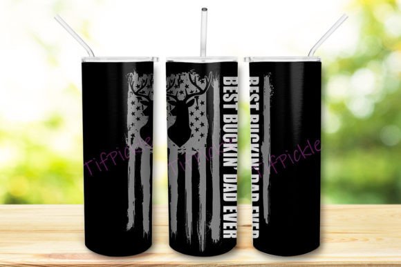 Best Bucking Dad Ever USA Flag Tumbler Graphic Crafts By Pizzom