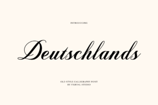 Deutschlands Script & Handwritten Font By Fikryal Studio 1