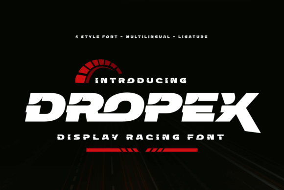 Dropex Display Font By Productype
