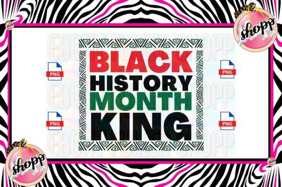 Black History Month King Illustration Designs de T-shirts Par Ebony Fuller Shopp