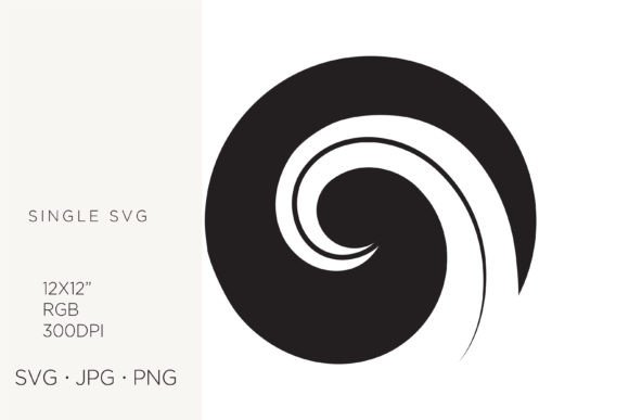Koru, Spiral Maori Symbol Graphic Icons By biljanacvetanovic