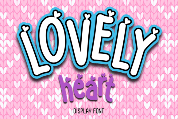 Lovely Heart Display Font By 1515AngelStudio