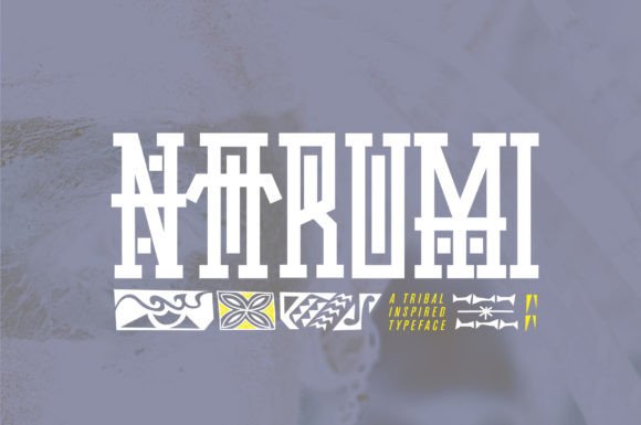 Narumi Display-Schriftarten Schriftart Von HipFonts