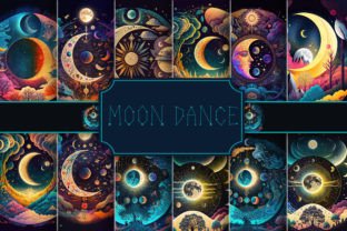 Moon Dance Mystical Backgrounds Graphic Backgrounds By Fun Digital 1
