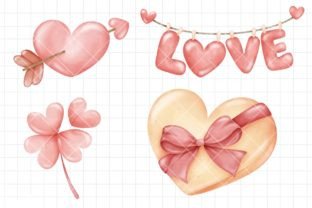 Watercolor Valentines Day Cute Bear Graphic Illustrations By mickiiz_digital_art 4