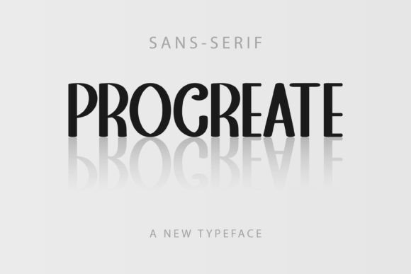 Procreate Sans Serif Font By MistyDesigns