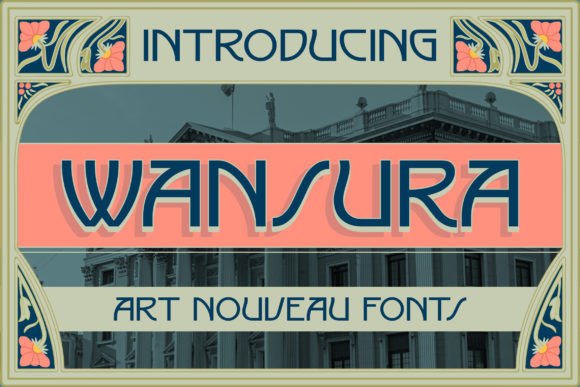 Wansura Display Fonts Font Door konstantinestudio