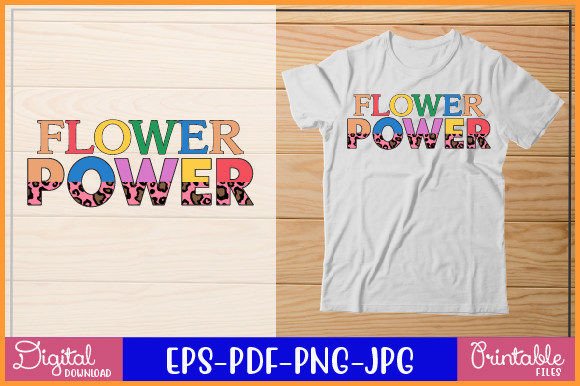 Flower Power Sublimation PNG Design Graphic Crafts By Crafthouse