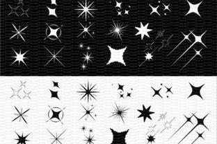 Star Svg Bundle, Sparkling Stars Svg Graphic Print Templates By PKL09ART