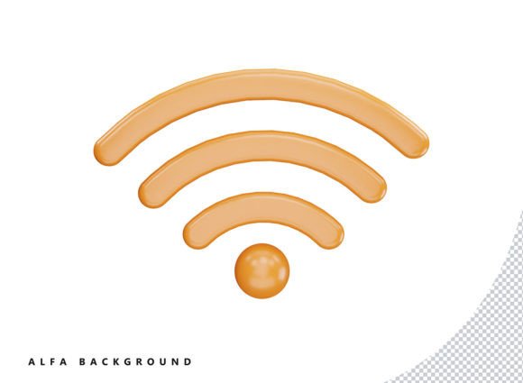 Wi-Fi 3d Vector Icon Illustration Graphic Icons By crop3dbusiness