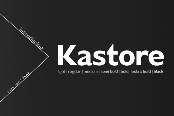 Kastore Sans Serif Font By Plotomad