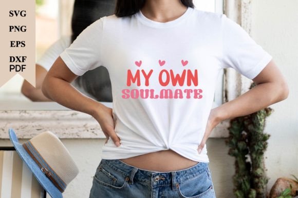 My Own Soulmate Svg Illustration Designs de T-shirts Par selinab157