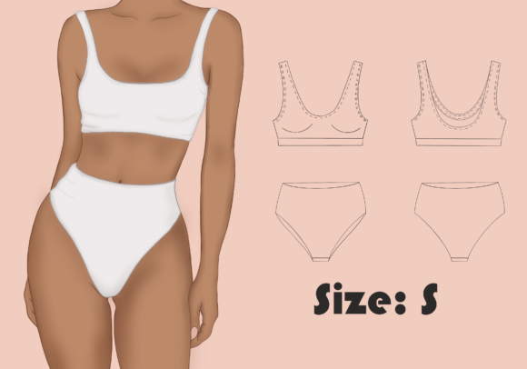Olivia S Bikini Pattern Sewing Pattern Grafik Schnittmuster Von Pattern Best