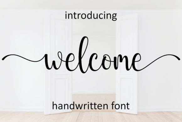 Welcome Script & Handwritten Font By Hardiboy Design