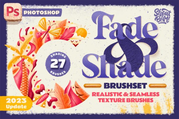 Fade & Shade Photoshop Brush Set Graphic Brushes By Shoutbam