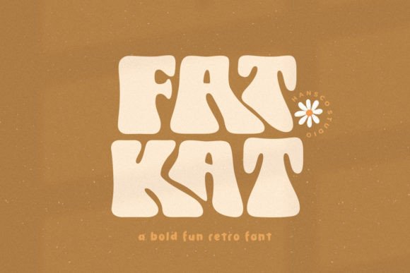 Fat Kat Display Font By HansCo