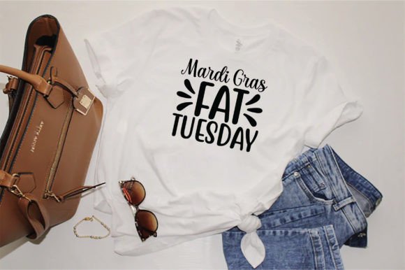 Mardi Gras Fat Tuesday Graphic T-shirt Designs By BEST DESINGER 36