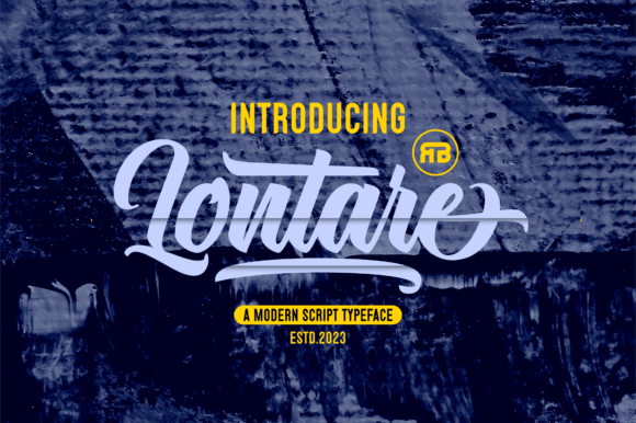 Lontare Script & Handwritten Font By RGB Studio