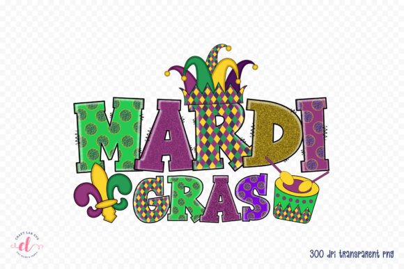Mardi Gras PNG Sublimation Design Graphic Crafts By CraftlabSVG