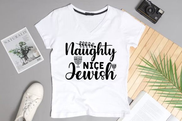 Naughty Nice Jewish Svg Design Graphic Crafts By Creative Merch