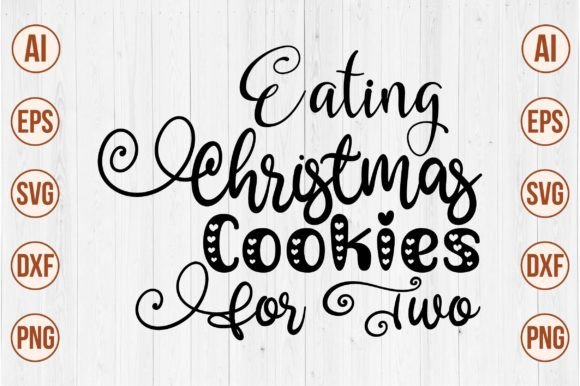 Eating Christmas Cookies for Two Graphic Crafts By momenulhossian577