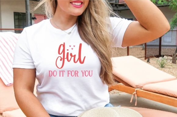 Girl Do It for You Svg Illustration Designs de T-shirts Par selinab157