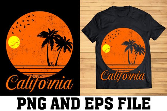 California T-shirt Design Graphic T-shirt Designs By creative Store
