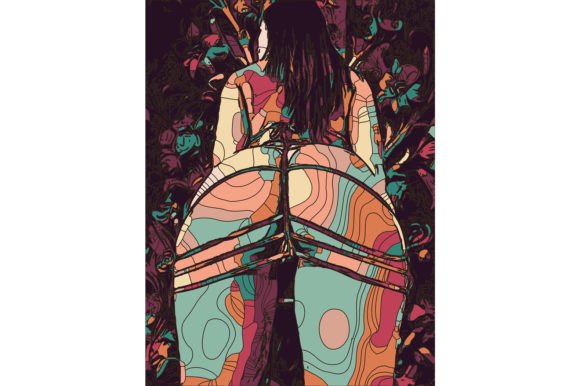 Geometric Girl #44 Graphic Illustrations By 1xMerch