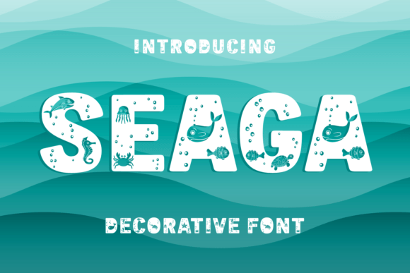 Seaga Decorative Font By Jasa (7NTypes)