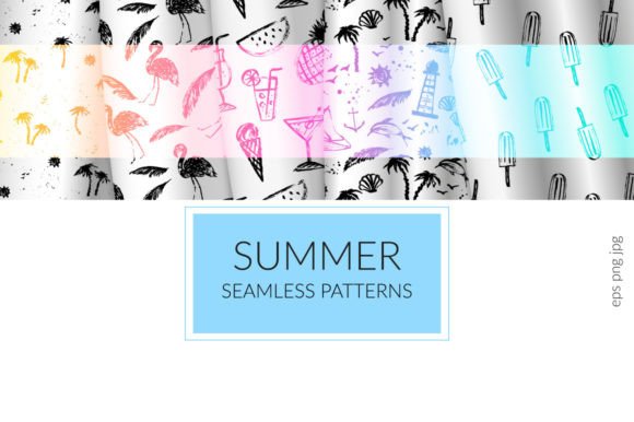 Summer Patterns Graphic Patterns By katya bogina