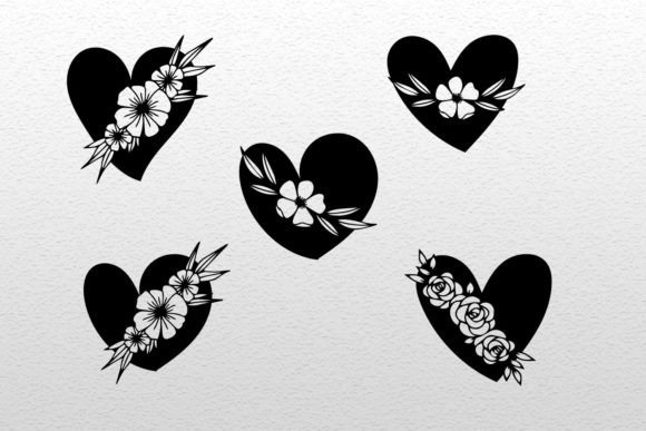 Valentine Svg Love Floral Bundle Afbeelding Crafts Door st