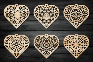 Valentine’s Laser Cut Earrings SVG-11 Graphic Crafts By LaijuAkter 3