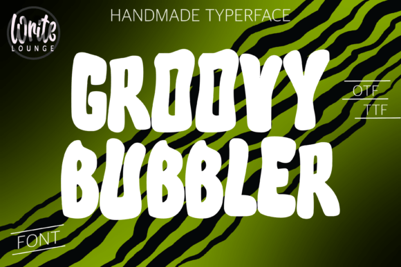 Groovy Bubbler Display-Schriftarten Schriftart Von Writelounge