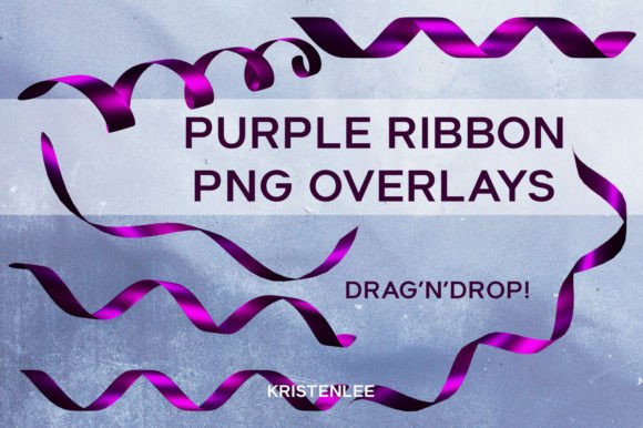 Transparent Ribbon PNG Overlays Graphic Illustrations By KristenLeeDSN