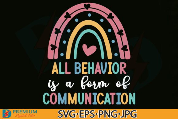 Behavior Therapist SVG, Autism Teacher Afbeelding T-shirt Designs Door Premium Digital Files