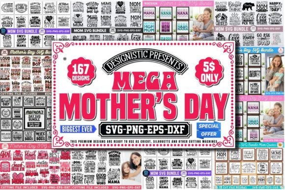 Mega Mother's Day SVG Bundle Grafica Creazioni Di Design's Dark