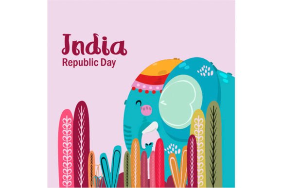 Hand Drawn Republic Day Illustration Graphic Illustrations By april_arts