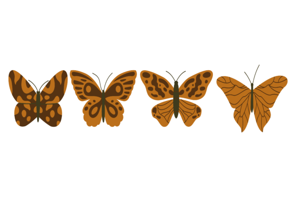 Butterfly Abstract Gráfico Ilustraciones Imprimibles Por maodesignku