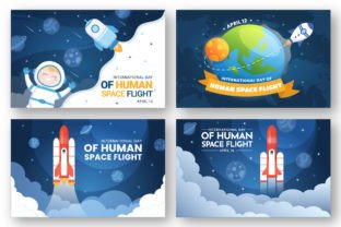 15 International Human Space Flight Day Illustration Illustrations Imprimables Par denayunecf 3