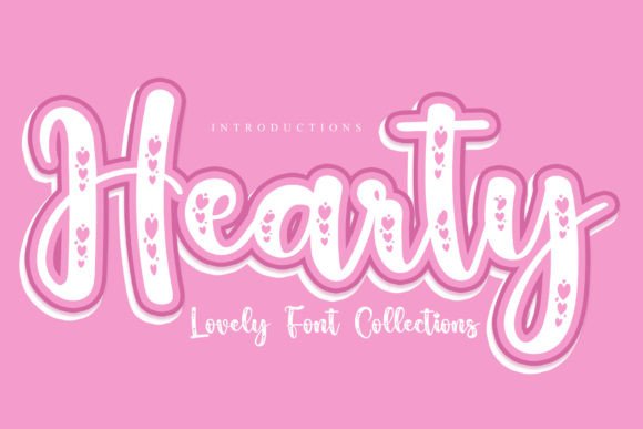 Hearty Decorative Font By 21Design