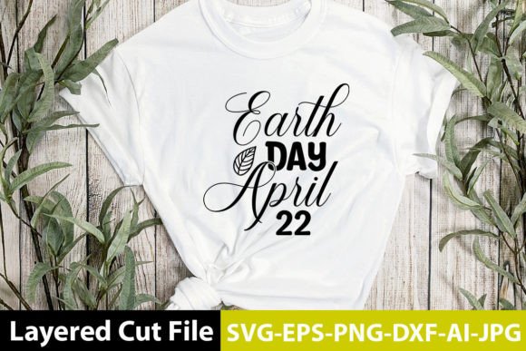 Earth Day April 22 SVG Design Graphic Crafts By Design Crafters Inc.