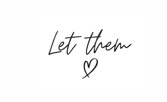 Let Them Love Inspirational Embroidery Design By alexnadaraia