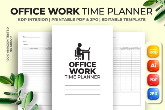 Office Work Time Planner KDP Interior Gráfico Interiores KDP Por M9 Design